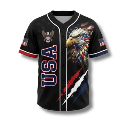 🦅USA 250th Anniversary All-Over Print Patriotic Baseball Jersey